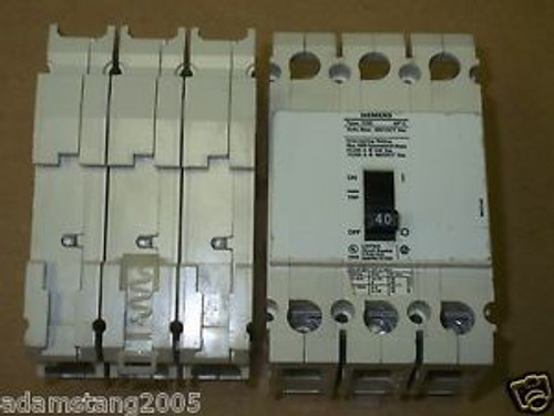 SIEMENS CQD CQD340 3 POLE 40 AMP CIRCUIT BREAKER