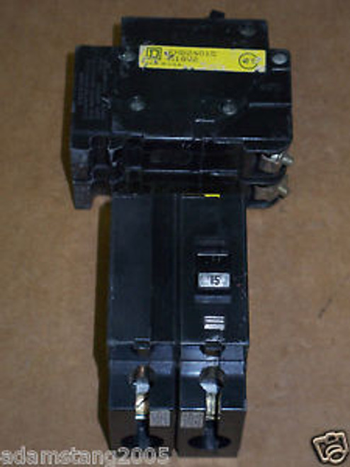 Square D EHB 2 pole 15 amp 480y/277v EHB24015 Circuit Breaker