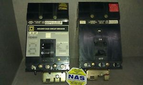 Square D FA34040 circuit breaker I Line - black or grey label