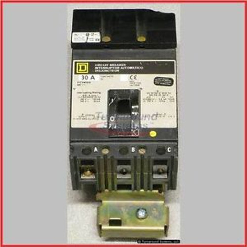 Square D FC34030  Breaker, 30 Amp, 480 Volt, 65 kAIR, I-Line