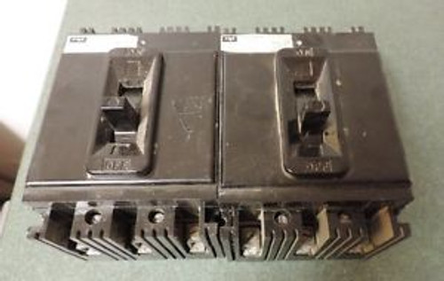 Used Pair 2 FPE Federal Pacific NEF431030 3 Pole 30 Amp Circuit Breakers  480