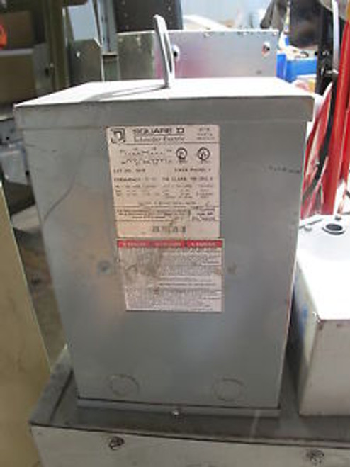 Square D 3S1F 3 KVA 1 Phase 240/480 X 120/240 Transformer - T266