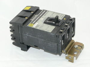 Used Square D FA34035 Circuit Breaker 3 pole 35 amp 480 volt