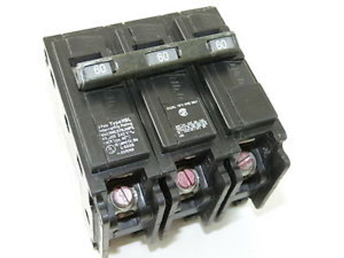 Used Siemens ITE B360HH 3p 60a 240v Circuit Breaker Type HBL 1-yr Warranty