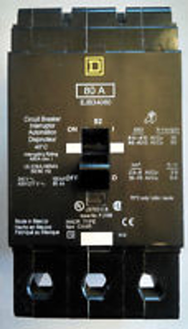 Square D EJB34080 80-Amp 3-Phase Circuit Breaker