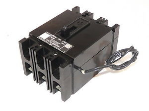 Used Westinghouse ITE EB3100 3 Pole 100 amp Breaker with 120 Volt Shunt 1076