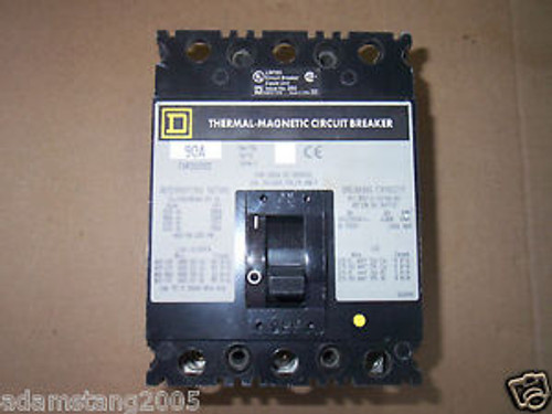 Square D FHP36090 FHP 3 pole 90 amp circuit breaker