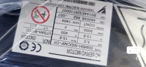 1Pc New Yaskawa Servo Motor Sgmsh-50Dca6F-Oy By Express Fg