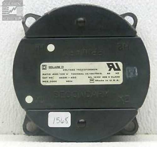 Square D 460R-480 Transformer 480-120 Volt 150VA 60 Hz
