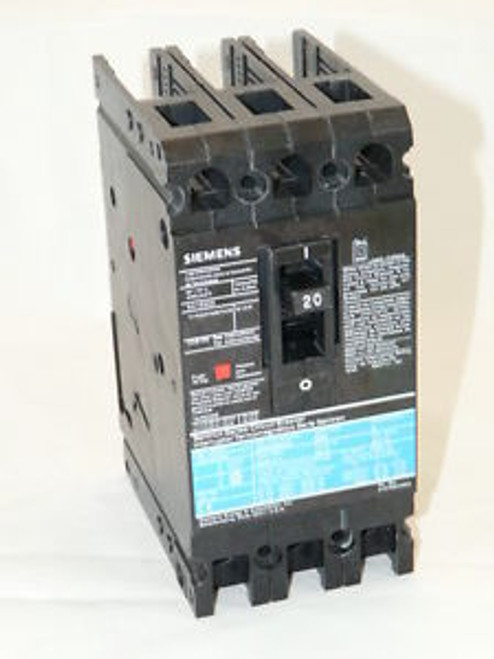 USED Siemens ED43B050 Circuit Breaker 3 pole 50 amp 480 volt