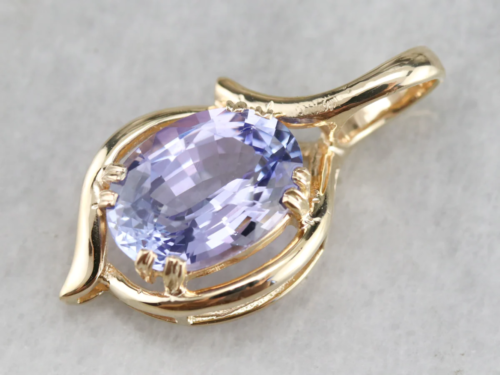 Modernist Tanzanite Pendant
