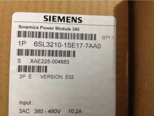 1Pc    New  6Sl3210-1Se17-7Aa0