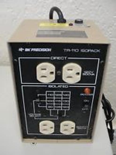 BK PRECISION  ISOPACK  TR-110  DUAL OUTPUT  ISOLATION TRANSFORMER