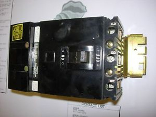 FA34040 - Square D Molded Case Circuit Breaker FA Type, 3 Pole, 40 AMP, 240/480