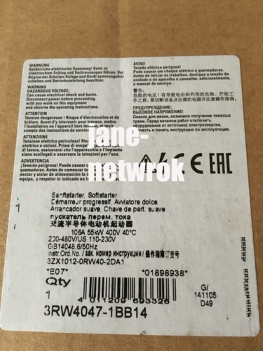 1Pc   New 3Rw4047-1Bb14