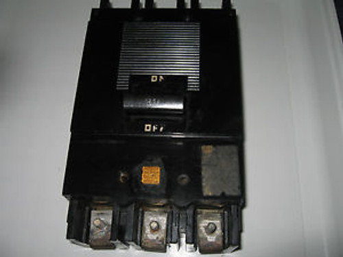 Square D 3 pole 125 Amp ML3 Circuit Breaker 600 Volts