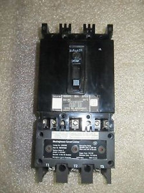 (N1-2-7) 1 USED WESTINGHOUSE FB3060L CIRCUIT BREAKER W/ LFB3070R CURRENT LIMITER