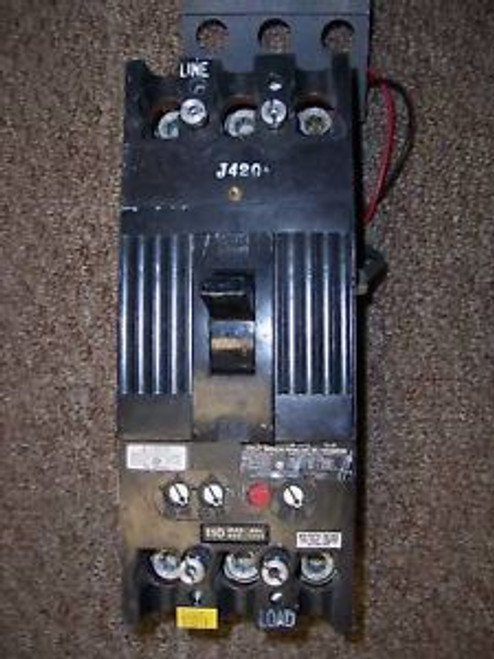 GE TFK TFK236F000 3 pole 110 amp trip 600V Breaker