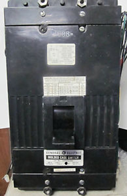 GENERAL ELEC. 800A. BREAKER W/SHUNT TRIP & AUX. SWITCH TKMA836Y800       YD-135