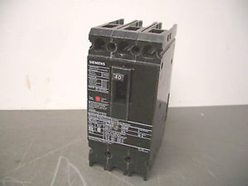 SIEMENS CIRCUIT BREAKER CATHHED63B040 40A/600V/3POLE