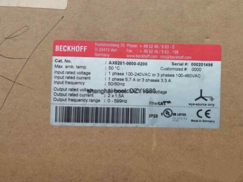 1 Pc New Ax5201-0000-0200