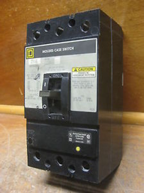 Square D KHP36000M 250A Molded Case Switch 250 A Amp 600VAC 250VDC 3P 250Amp