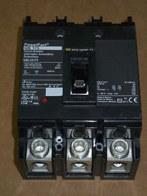 Square D QB 175 3 pole 175 amp 240v Powerpact QBL32175 Circuit Breaker QBL