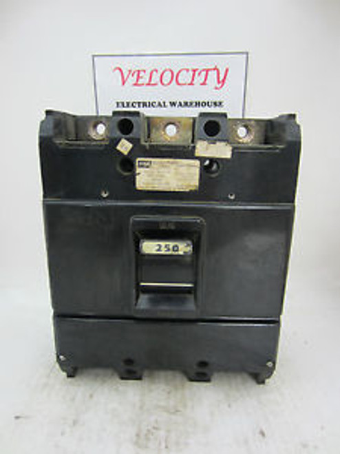 FEDERAL PACIFIC NJL631250 3 Pole 250 Amp 600 Volt Circuit Breaker