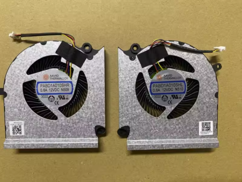 Original For Msi Ge68 Gp68H Cpu+Gpu Cooling Fan R+L Ms-15M1 Ms-15M2