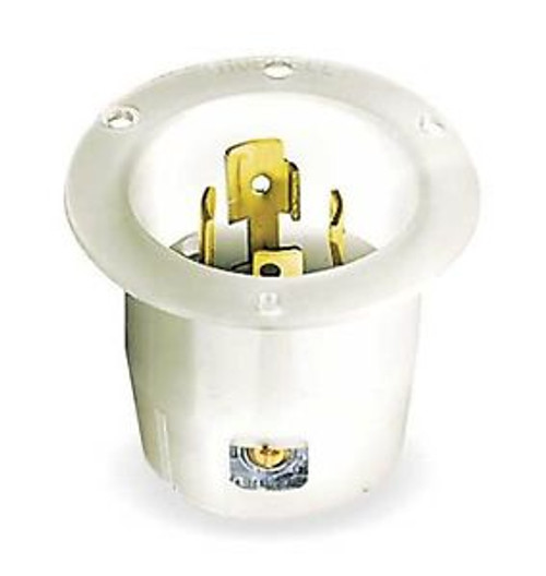 HUBBELL WIRING DEVICE-KELLEMS HBL2755 Flanged Inlet,208V,30A,L18-30P,4P,4W,3PH G