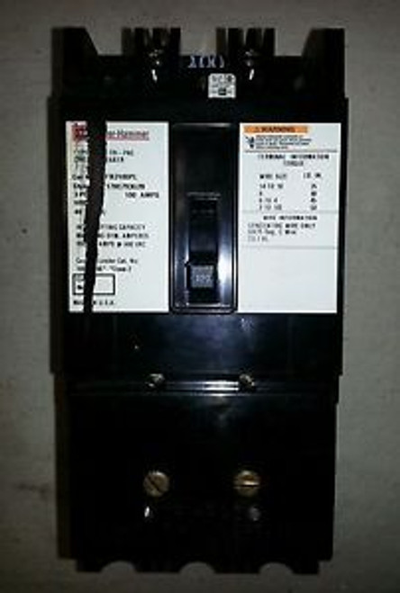 Cutler hammer breaker FB3100PL Tri Pac 100 amp 600 volts