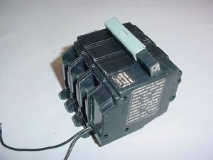 Cutler Hammer CHB350ST 3 Pole 50A 240V Bolt On With 120V Shunt Trip Used