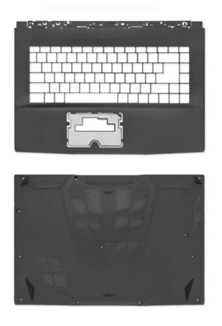 New Msi Bravo 15 Ms-16Wk Laptop Palmrest Upper Case + Bottom Cover Housing