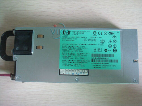 For Hp Hstns-Pd11 Dps-1200Fb 1200W Hotswap Ac Power Supply 438202-002 441830-001