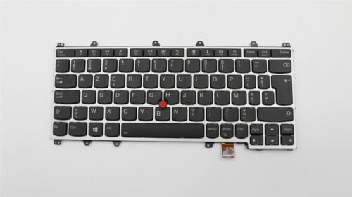 Genuine Lenovo Yoga X380 Keyboard Belgian Silver Backlit 01Hx106 01Hw661