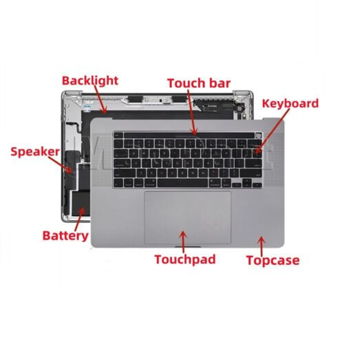 A2141 Macbook Pro 16-Inch Top Case2019 661-13162 661-13161