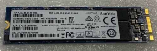 Hp Elitebook Folio 1040 G1 840633-001 512Gb Ssd Solid State Drive M.2 Sata New