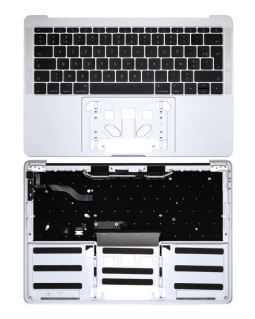 Top Case Keyboard Compatible Macbook Pro 13" Retina A1708 French Keyboard Silver