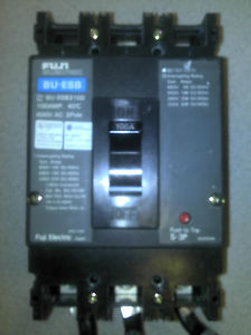 Fuji BU-ESB3100 600v 100a circuit breaker