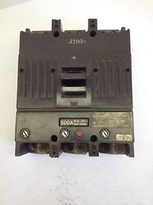 GE Circuit Breaker TJK636F000 500A 3 Pole