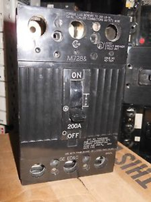 GE General Electric THQD32225 225amp 3pole 240v circuit breaker warranty