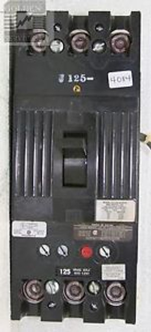 GE TFJ236125 Circuit Breaker 125 Amps 3 Pole 600VAC