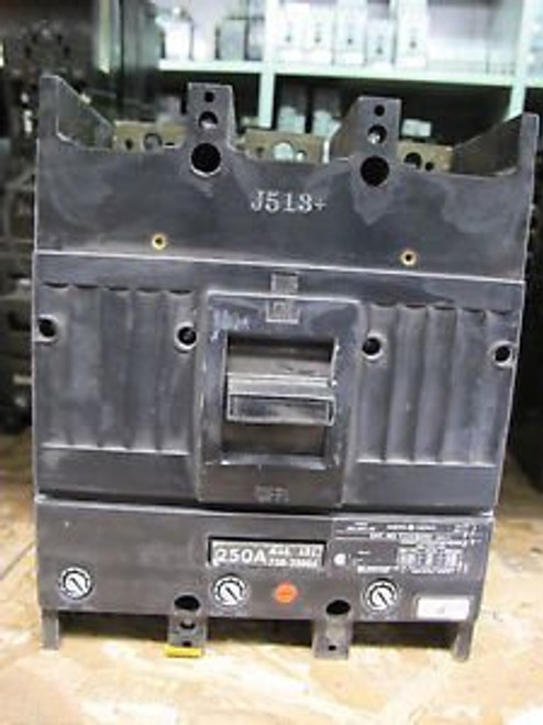 GE TJJ436250 250 Amp Circuit Breaker, Black Face