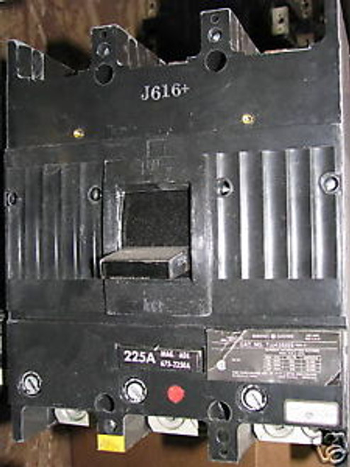 GE TJJ436300 Circuit Breaker, Black Face