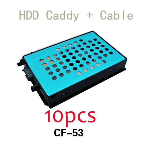 10Pcs Panasonic Toughbook Cf-53 Cf53 Hard Disk Hdd Sata Caddy + Connector Cable