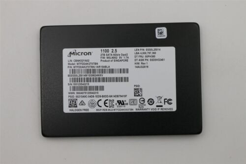 Genuine Lenovo 00Ph385 Ssd_Asm Mic 1100 2Tb 2.5 Opal