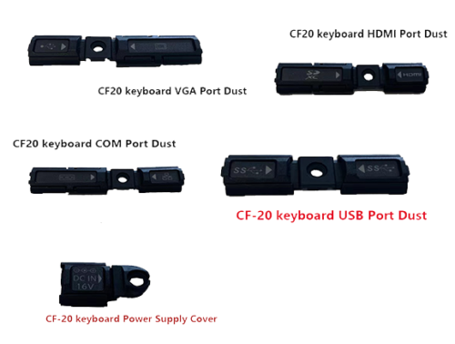 20Pcs Cf-20 Keyboard Vga Com Hdmi Usb Power Supply Port Dust Stopper Cap Cover