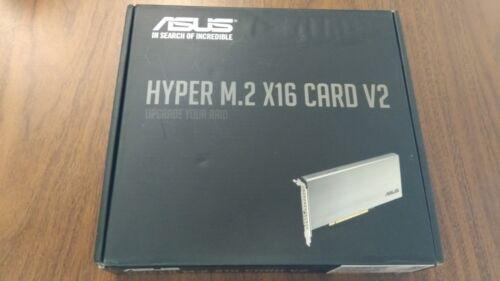 Asus Hyper M.2 4 Slots Pcie X16 Card V2 With Fan And Heatsink