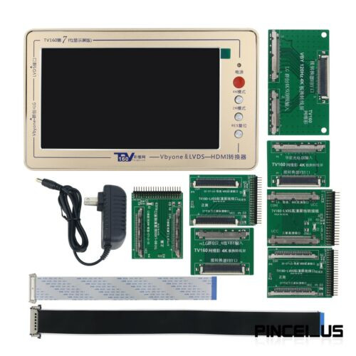 Tv160 7Th Mainboard Tester Tool Lcd Display Vbyone Lvds To Hdmi Converter Pe66