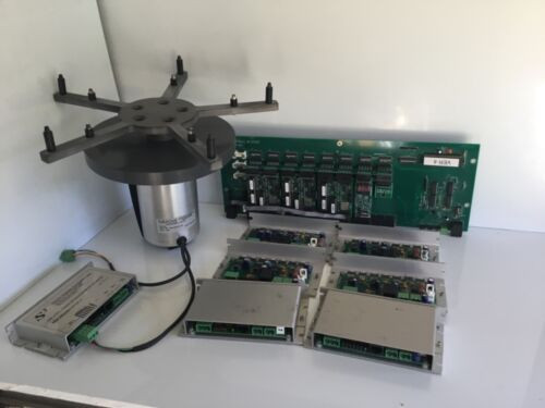 S-Cubed 8 And 12 Silicon Wafer Motor Assembly With Boards And Amplifier S3 Cdc